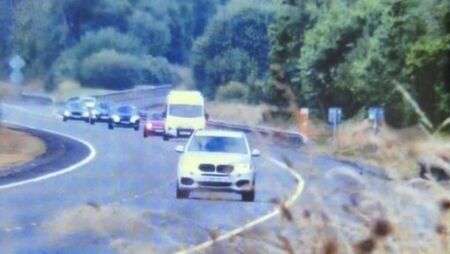 Flying BMW shakes the barley in Laois