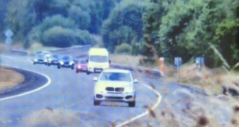 Flying BMW shakes the barley in Laois