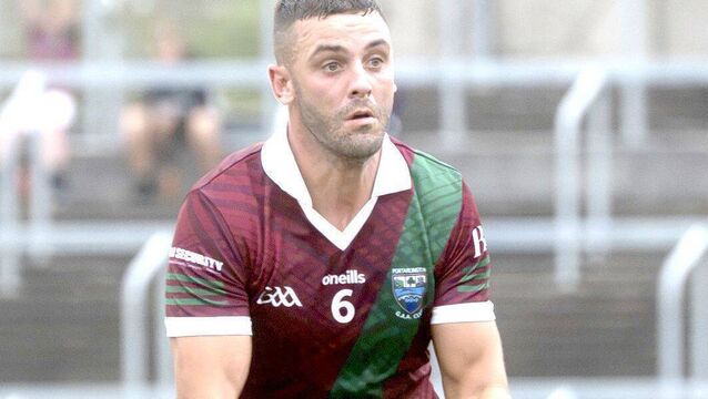 <p>Robbie Piggot came off the bench and contribute to Portarlington's defeat of Stradbally Photo: Denis Byrne</p>