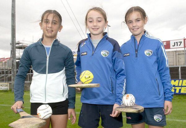 Future stars - Amy O'Toole with Sarah and Aisling McEvoy	Photo: Denis Byrne