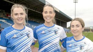 <p>Sarah Fleming, Aimee Collier and Eimear Hassett 	 Photo: Denis Byrne</p>