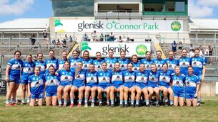 <p>Laois camogie who got the better of Kerry in the All-Ireland Intermediate semi-final at Gelnisk O'Connor Park Photo: Paul Dargan</p>