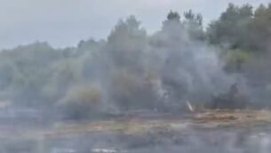 <p>A section of the bog fire near Ballyroan, between Portlaoise and Abbeyleix. Image: Laois County Fire and Rescue Service</p> <p>A section of the bog fire near Ballyroan, between Portlaoise and Abbeyleix. Image: Laois County Fire and Rescue Service</p>