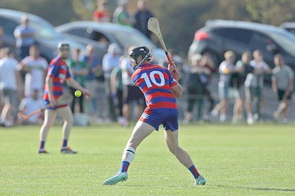 Colt-Shanahoe's Dayle Bergin shoots for a score in their PIHC Rd 3 win over Rathdowney/Errill Photo: David Maher Colt-Shanahoe's Dayle Bergin shoots for a score in their PIHC Rd 3 win over Rathdowney/Errill Photo: David Maher