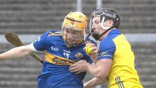 <p>Cillian Dunne (Clough/Ballacolla) breaks through this challenge from Eamon Fitzpatrick (Abbeyleix) during their SHC Rd 4 game at Laois Hire O'Moore Park on Sunday Photo: Denis Byrne</p> <p>Cillian Dunne (Clough/Ballacolla) breaks through this challenge from Eamon Fitzpatrick (Abbeyleix) during their SHC Rd 4 game at Laois Hire O'Moore Park on Sunday Photo: Denis Byrne</p>