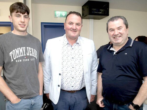 David Miller, Liam Rambottom and Kevin Miller 	 Photo: Denis Byrne