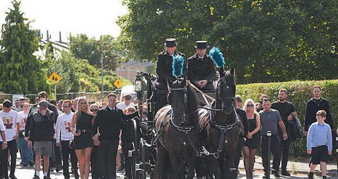‘What the boys did was wrong’ – priest at funeral of teenager killed in M9 crash