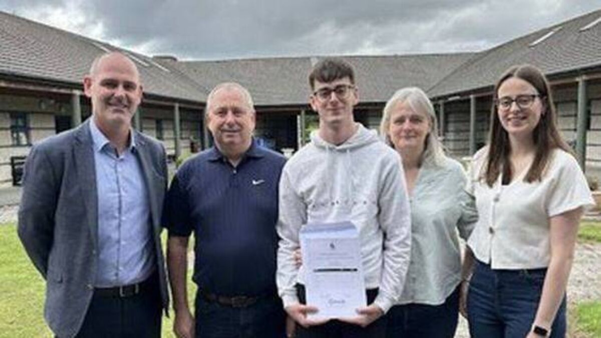 Leaving certificate results day at Clonaslee College
