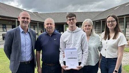 Leaving certificate results day at Clonaslee College 