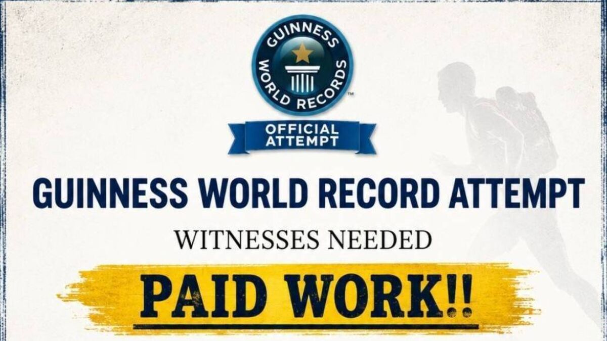 Get Paid to Witness a World Record Attempt in Laois