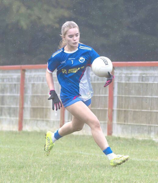 Chloe McMahon (St Paul's) breaking against Killleshin on Wednesday Photo: Denis Byrne Chloe McMahon (St Paul's) breaking against Killleshin on Wednesday Photo: Denis Byrne