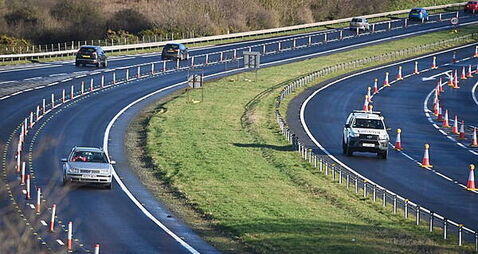 Irish man charged after stolen taxi driven wrong way on dual carriageway in Wales