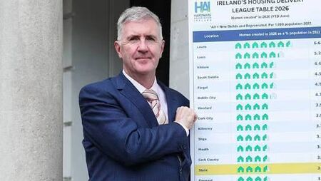 Laois ranks second nationally for housing delivery