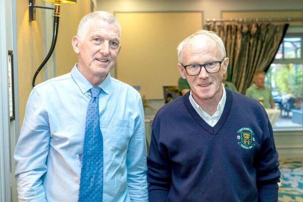 Mick Coleman and Chris Nestor at the launch of The History of Portlaoise AFC 1966-2006 Photo: Alf Harvey Mick Coleman and Chris Nestor at the launch of The History of Portlaoise AFC 1966-2006 Photo: Alf Harvey