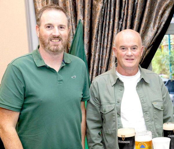 Ger Dunne and Con Dunne at the launch of The History of Portlaoise AFC 1966-2006 Photo: Alf Harvey Ger Dunne and Con Dunne at the launch of The History of Portlaoise AFC 1966-2006 Photo: Alf Harvey