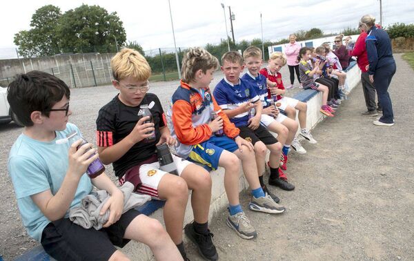 Well deserved refreshments after the run at Mountmellick GAA on Saturday Well deserved refreshments after the run at Mountmellick GAA on Saturday
