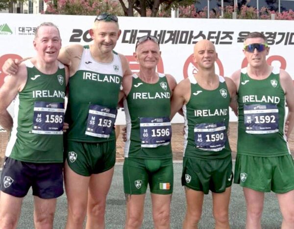 Stephen Hunter competed in Daegu at the World Masters Championships
