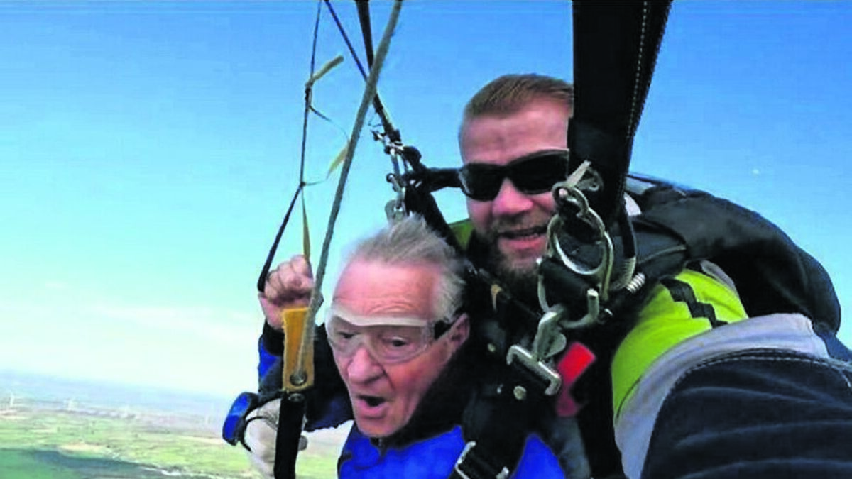 Skydive was plane sailing for 80-year-old Laois man