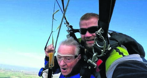 Skydive was plane sailing for 80-year-old Laois man