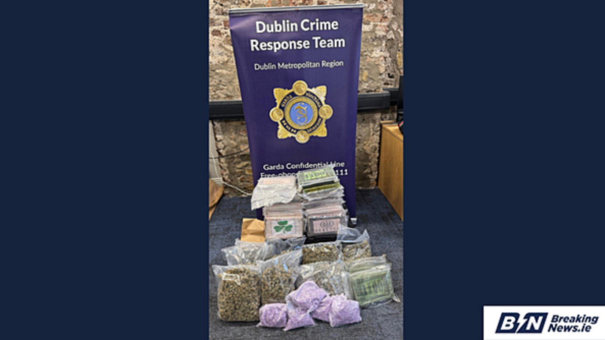 Gardaí seized €2.3 million worth of drugs in Blanchardstown