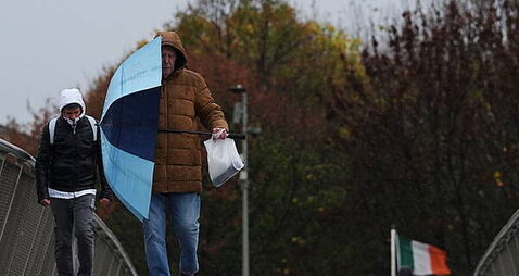 Rain and thunderstorms forecast as yellow weather warning issued