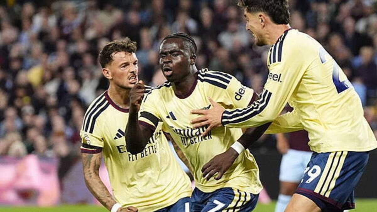 Arsenal edge past Aston Villa thanks to Bukayo Saka winner