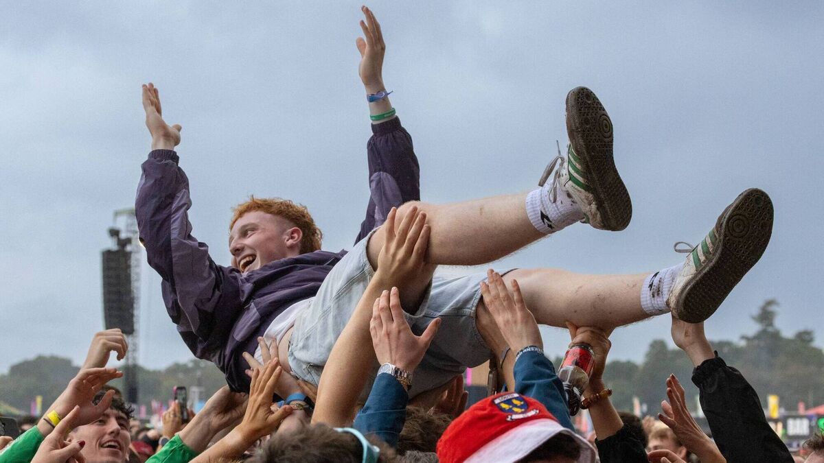 Crowd surfing has new meaning at Electric Picnic 