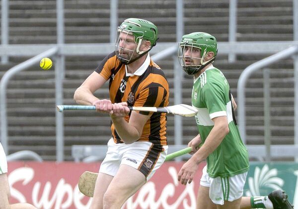 Zane Keenan (Camross) playing this sliotar in the SHC win over Ballyfin on Saturday Photo: Denis Byrne Zane Keenan (Camross) playing this sliotar in the SHC win over Ballyfin on Saturday Photo: Denis Byrne