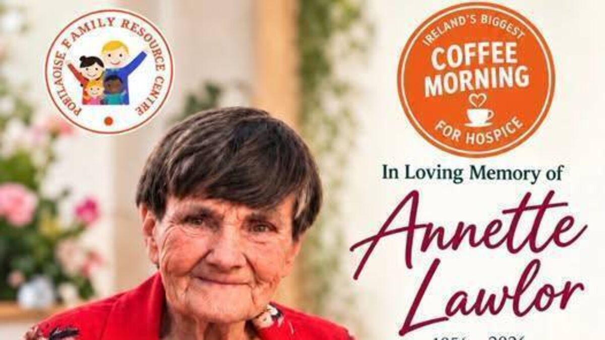 Coffee morning in memory of beloved Portlaoise woman