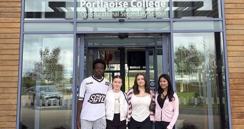 Portlaoise College school leavers step out on different paths
