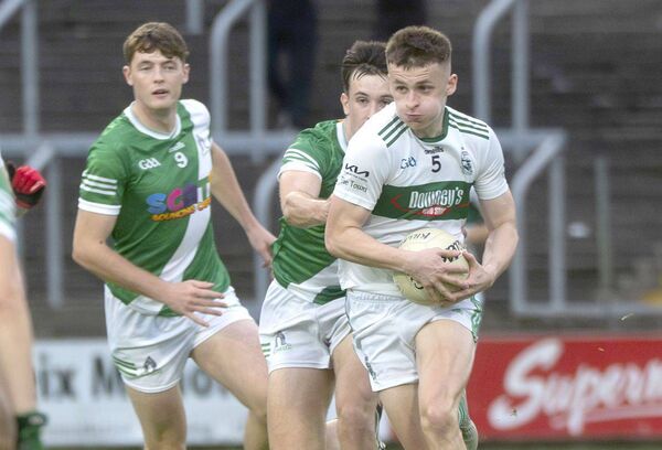 Ben O'Connor (Portlaoise) breaking against Killeshin on Saturday Photo: Denis Byrne Ben O'Connor (Portlaoise) breaking against Killeshin on Saturday Photo: Denis Byrne
