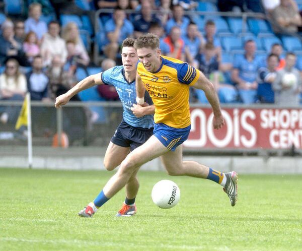 Jack Gorman (St Joseph's) looking to secure this ball against Ballyroan Abbey on Sunday Photo: Denis Byrne Jack Gorman (St Joseph's) looking to secure this ball against Ballyroan Abbey on Sunday Photo: Denis Byrne