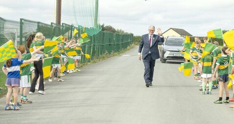 PHOTO SPECIAL - GAA President visits Ballylinan GAA