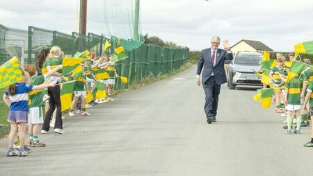 PHOTO SPECIAL - GAA President visits Ballylinan GAA