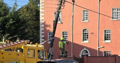 Power cut in Laois after lorry topples ESB wire
