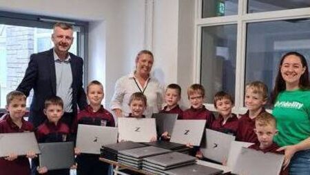 Parent gifts over 30 new laptops to Laois school