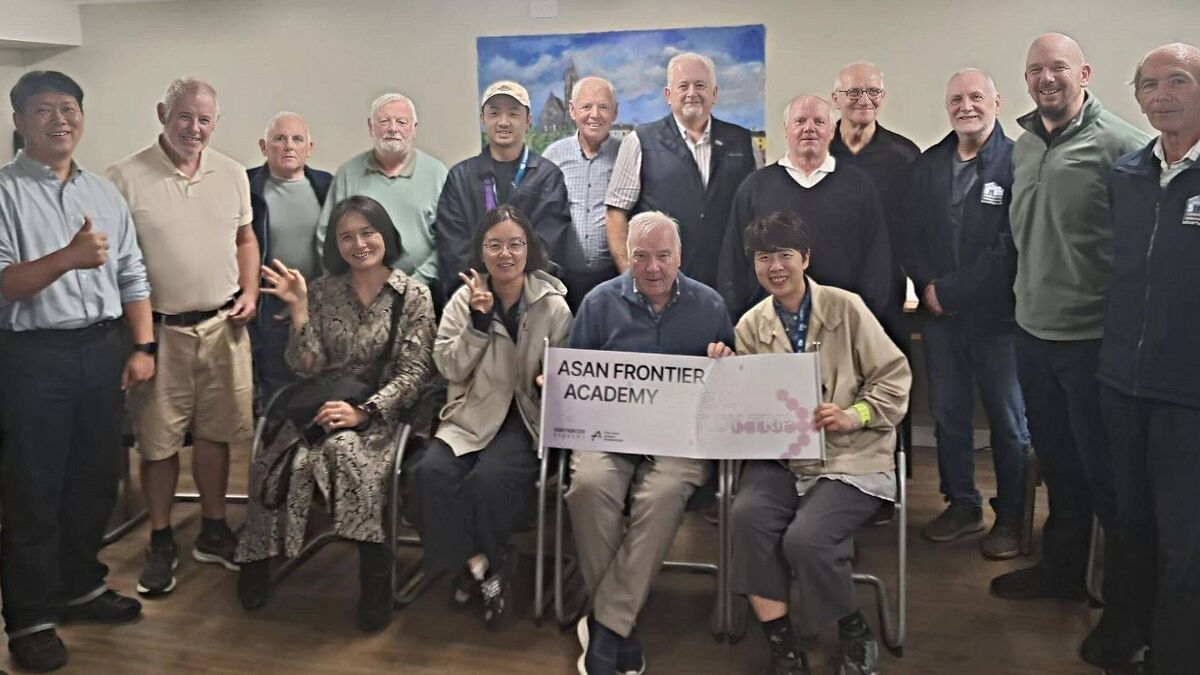 Mountmellick Men’s Shed hosts South Korean delegation