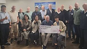 <p>The five members of the delegation from South Korea pictured with Mountmellick Men's Shed members, ISMA operations manager Maurice O'Driscoll (centre) and Laois PPN coordinator Dan Bergin (second from right) during their visit to Laois Photo: Courtessy of Mountmellick Men's Shed </p> <p>The five members of the delegation from South Korea pictured with Mountmellick Men's Shed members, ISMA operations manager Maurice O'Driscoll (centre) and Laois PPN coordinator Dan Bergin (second from right) during their visit to Laois Photo: Courtessy of Mountmellick Men's Shed </p>