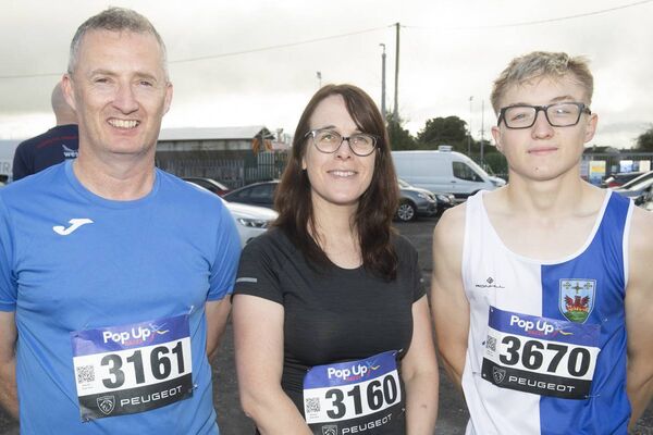 Fergal and Amanda McEvoy with Jack Marron