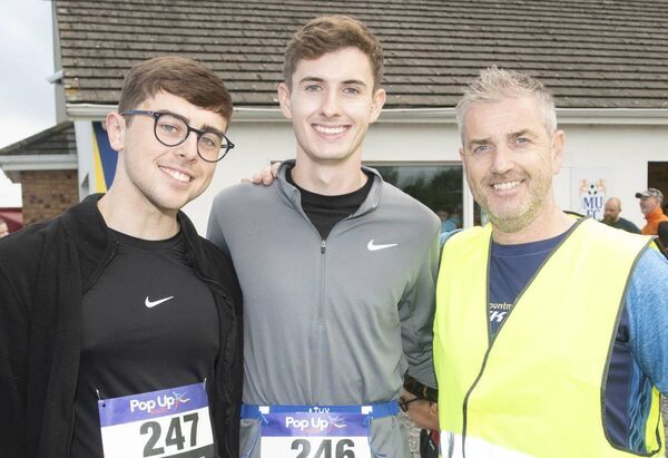 Ronan Healy with Adam and Gary Devane