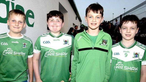 Ollie McEvoy, David Moyles with Tom and Eoghan Claffey Ollie McEvoy, David Moyles with Tom and Eoghan Claffey