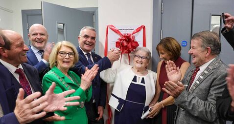 Double celebration in Durrow as minister opens two fantastic amenities