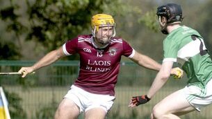 <p>Seamus Fitzpatrick (Ballinakill) makes a break in their SHC Relegation playoff win over Ballyfin at Colt on Sunday Photo: Denis Byrne</p> <p>Seamus Fitzpatrick (Ballinakill) makes a break in their SHC Relegation playoff win over Ballyfin at Colt on Sunday Photo: Denis Byrne</p>