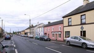 <p>Main Street, Ballylinan </p> <p>Main Street, Ballylinan </p>