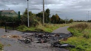 <p>The scene at Smithsfield after yet another bonfire this week. Photo: Mountmellick Tidy Towns</p> <p>The scene at Smithsfield after yet another bonfire this week. Photo: Mountmellick Tidy Towns</p>