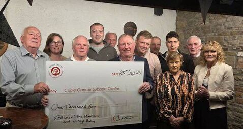 Rosenallis Festival presents funds to Cuisle Centre