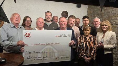 Rosenallis Festival presents funds to Cuisle Centre