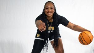 <p>One of Portlaoise Panthers new signings Bria Shine from Sacramento </p>