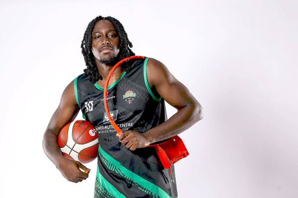 Portlaoise Panthers' Rich Ashu at the 2026-27 Dominos Basketball Ireland National League launch 	Photo: ©INPHO/Ben Brady