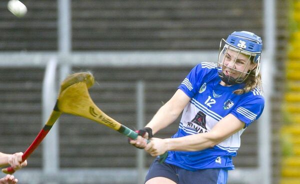Aimee Collier lands a point against Tyrone 	 Photo: Denis Byrne